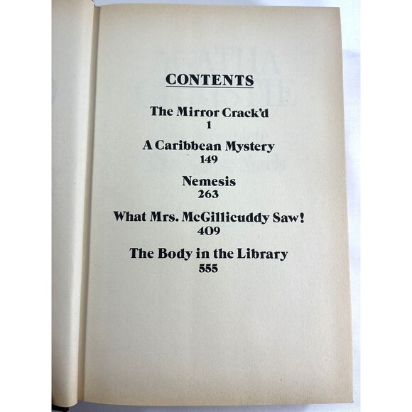 Agatha Christie: Five Complete Miss Marple Novels by Agatha Christie 1980 - Picture 9 of 9